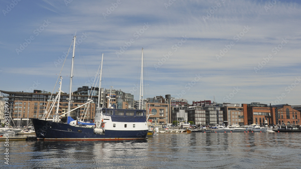 Oslo, Hafen, Bygdoy, Altstadt, Sommer, Norwegen