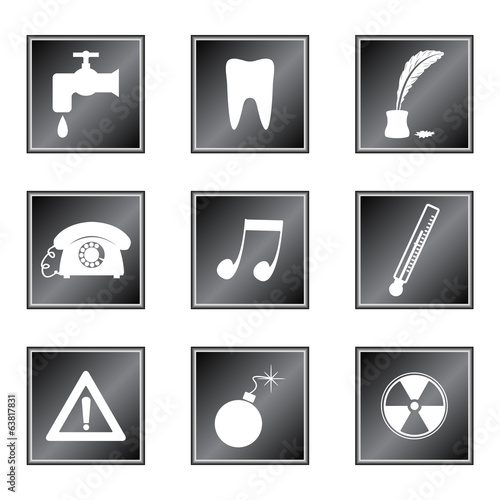 Set of icons