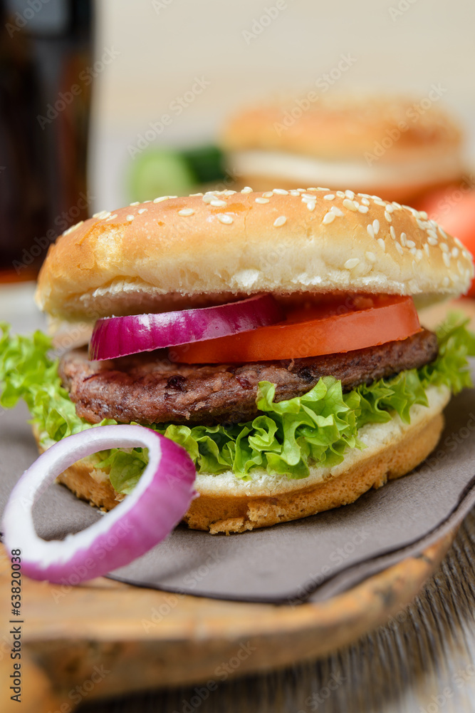 Veganer Bohnenburger Veganer Bohnenburger