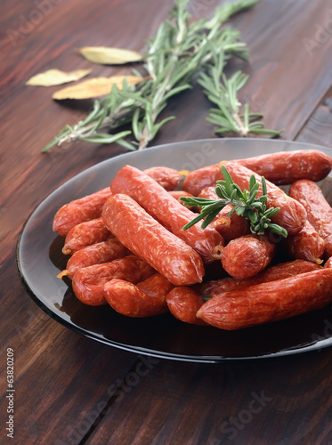 Smoked sausages