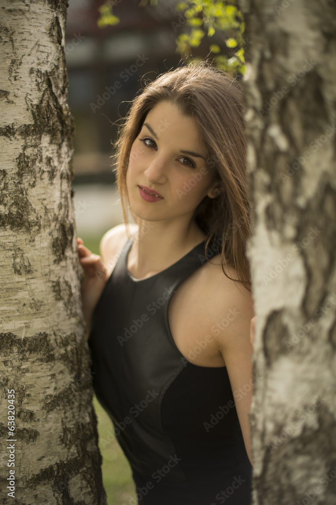 Ragazza in estate