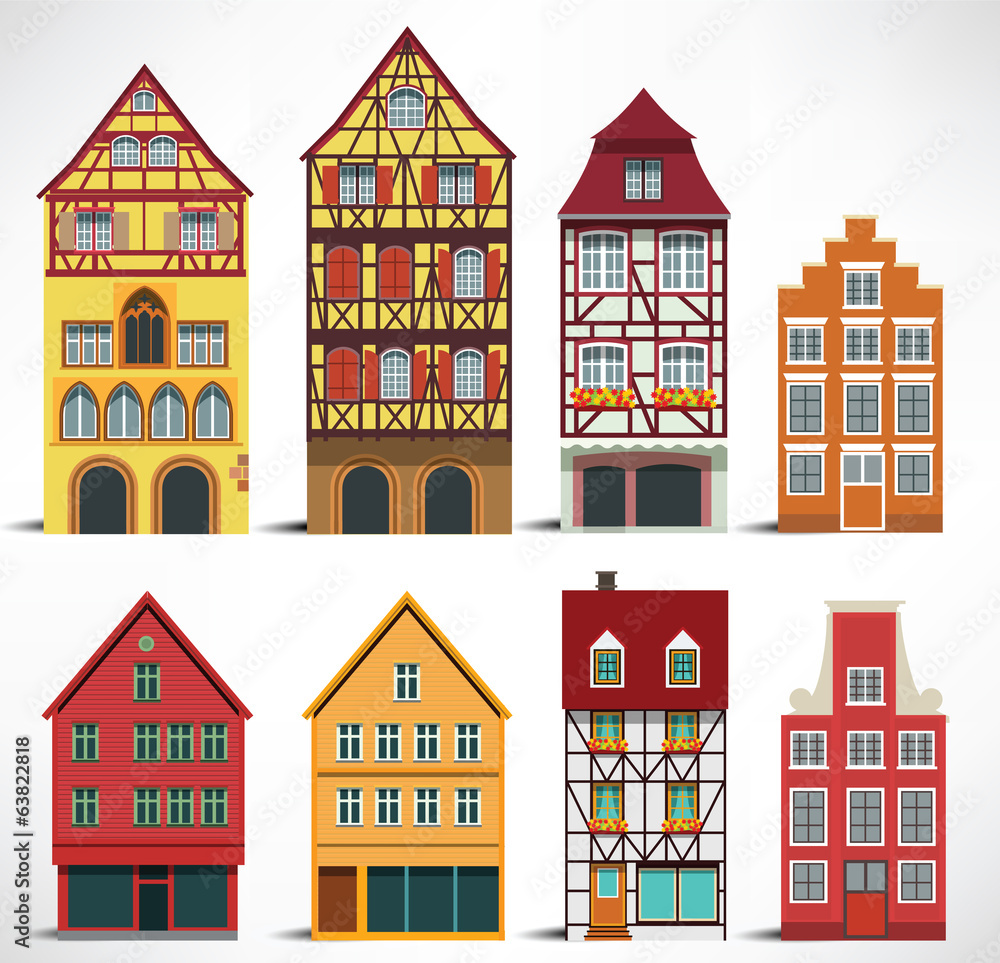 Classic European houses