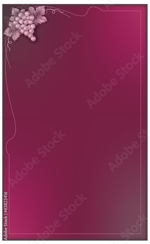 etichetta vino rosso