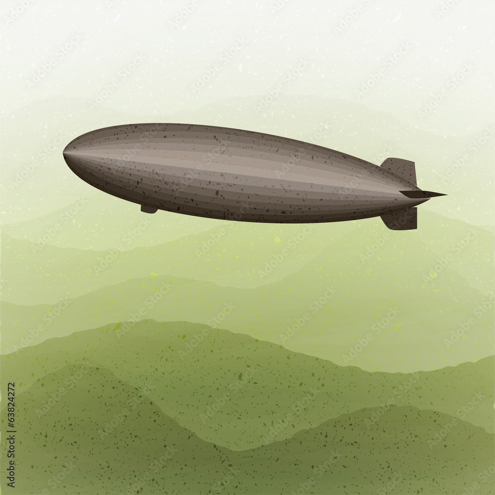background with an airship background with an airship