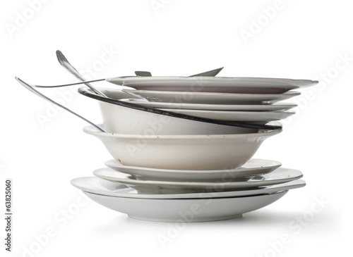Εκτύπωση καμβά Dirty dishes