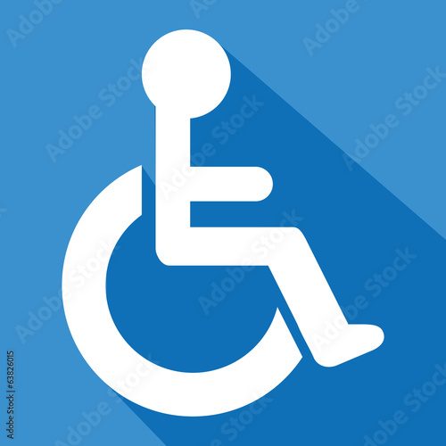 Logo personne handicapée.