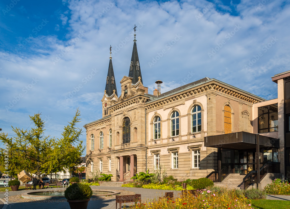 Town hall of Illkirch-Graffenstaden - Alsace, France