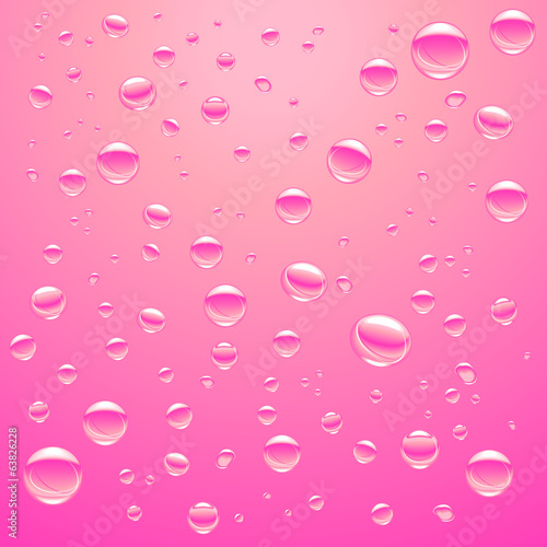 bubble gas water background pink