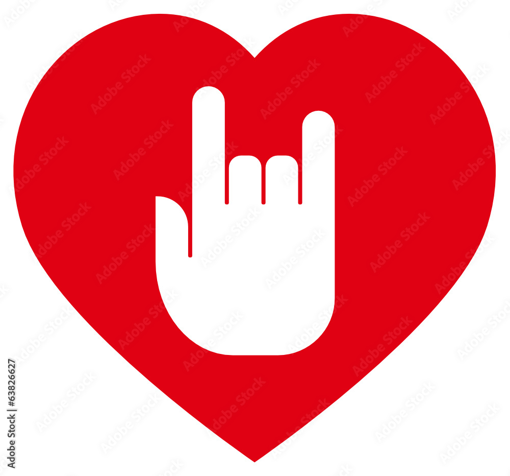 Love rock vector icon Love rock vector icon