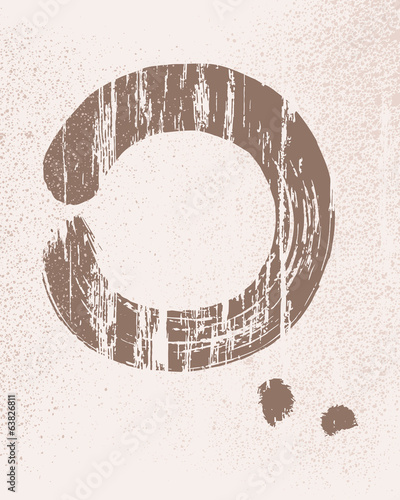 Zen circle illustration
