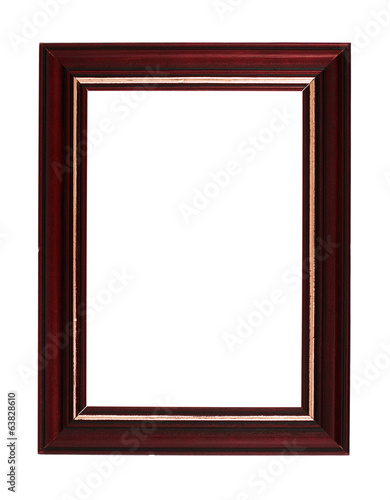 A4 size photo frame isolated