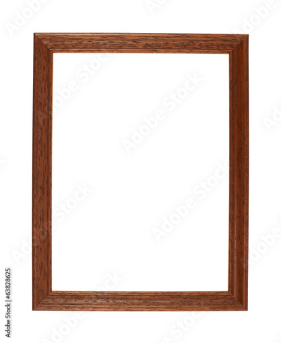 A4 size photo frame isolated
