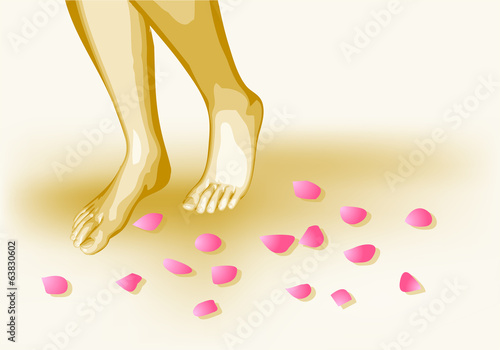 bare feet