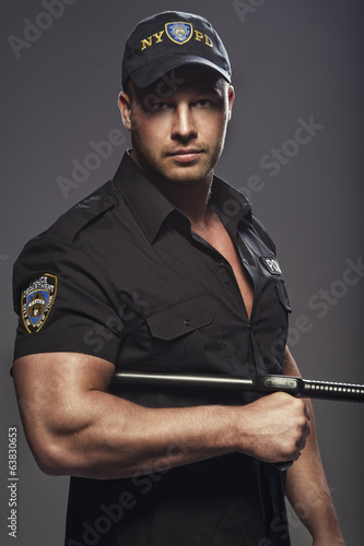 Photography Good looking policeman
