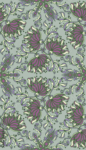 Decorative seamless pattern. EPS-8. © gurzart