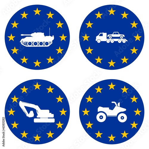 Transports dans 4 drapeaux europ  en