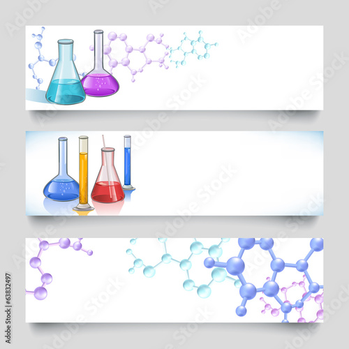 Chemical laboratory banners