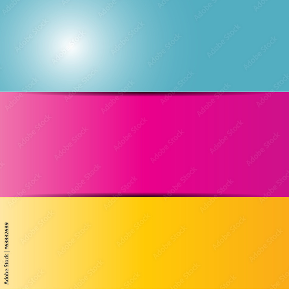 Paper banners vector