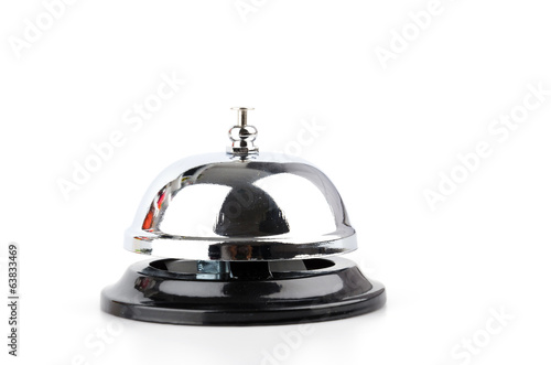 Service bell isolated white background