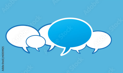 social network speech bubbles