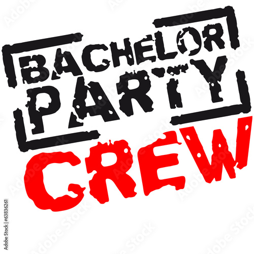 Bachelor Party Crew Stempel Design