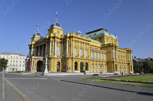 Obraz na plátně Teatro nazionale Croato, Zagabria