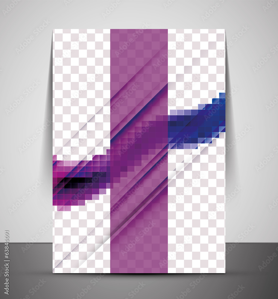 Wave abstract corporate flyer print design Wave abstract corporate flyer print design