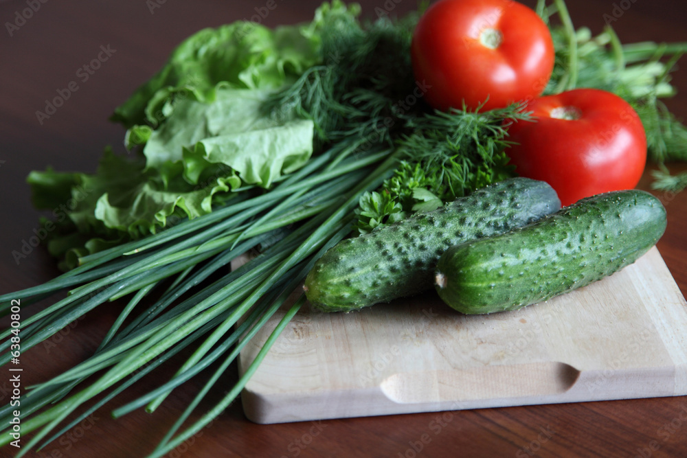 Fresh tasty vegetables Fresh tasty vegetables