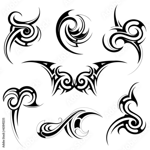 Tribal art set