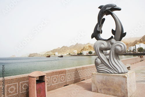 Oman. Muscat. The Corniche Promenade