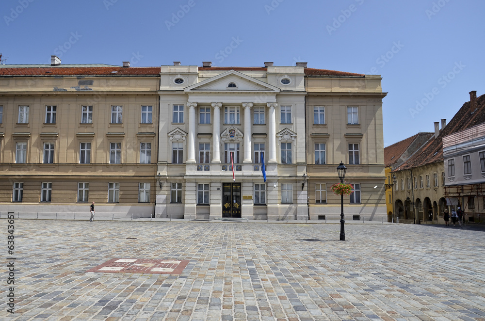 Naklejka premium Palazzo del Parlamento, Zagabria 5