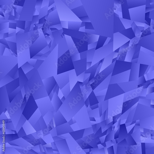 Blue abstract irregular rectangle pattern background