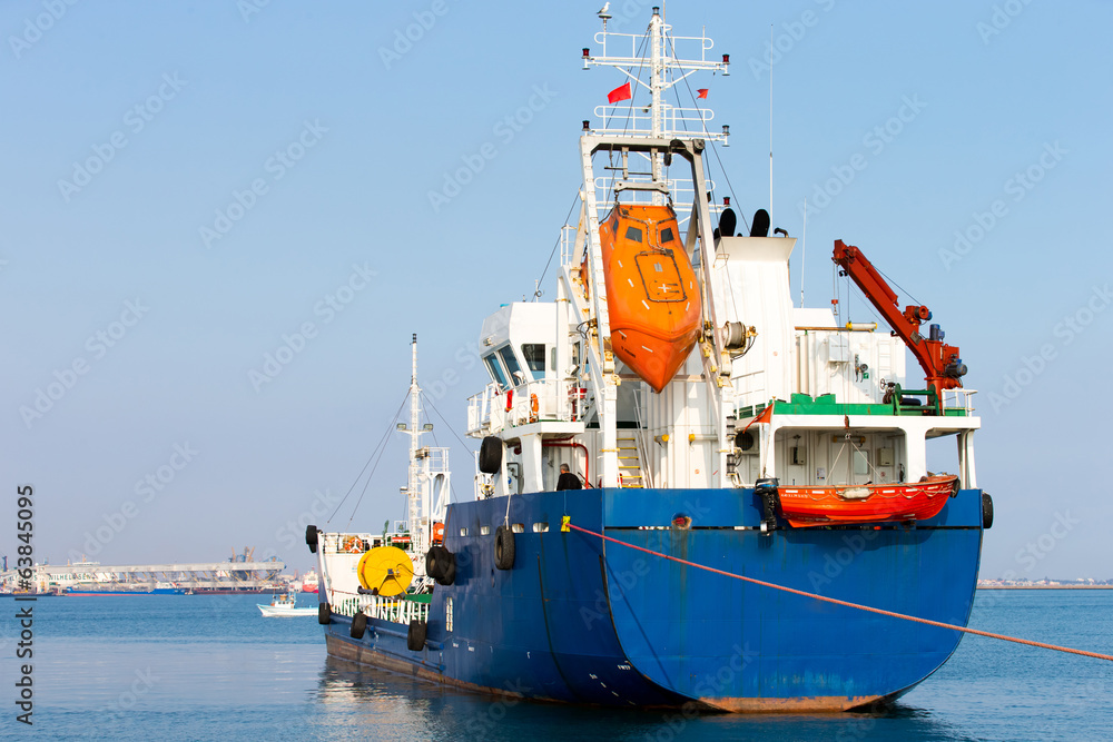 Naklejka premium Shipyard