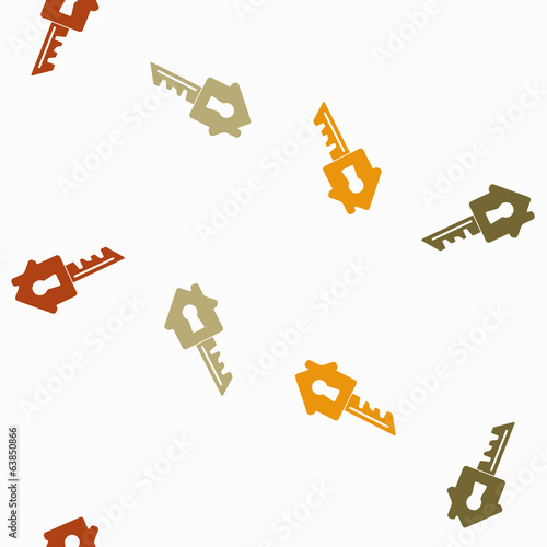 seamless background, home, house, building, key