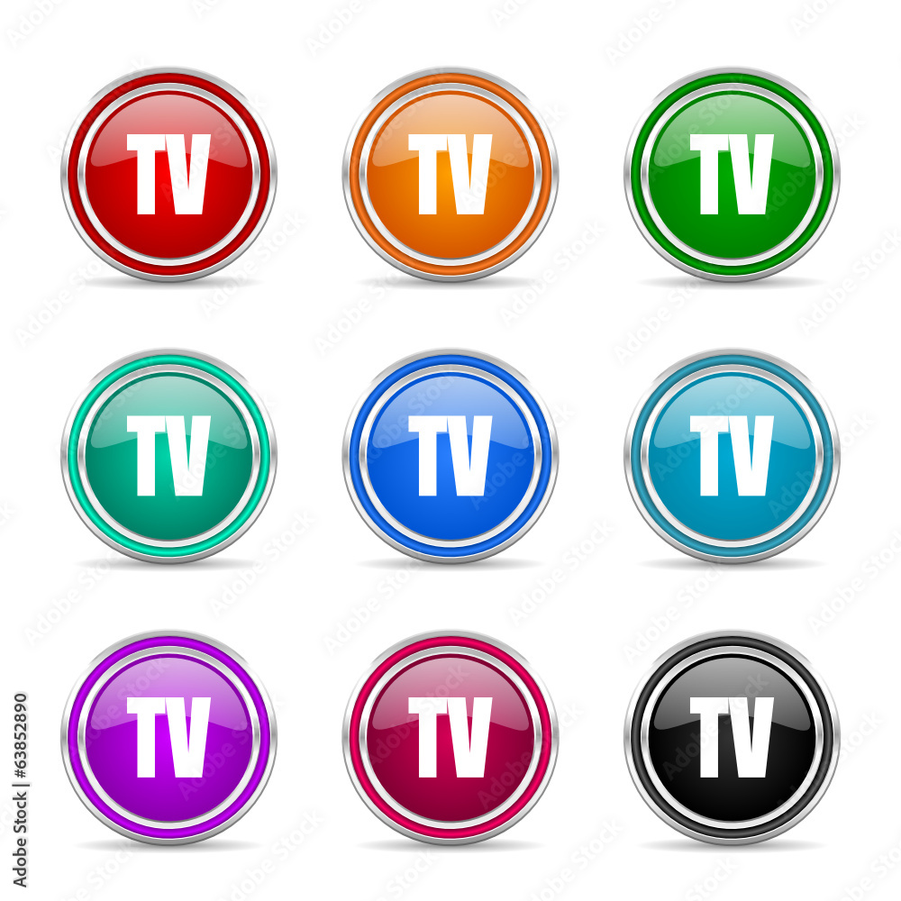 tv vector icon set tv vector icon set