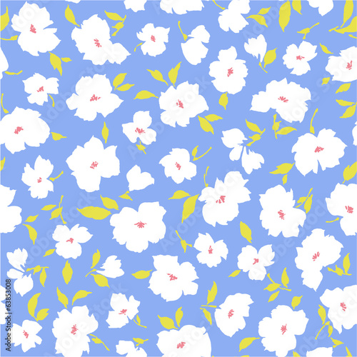 シームレスな花柄