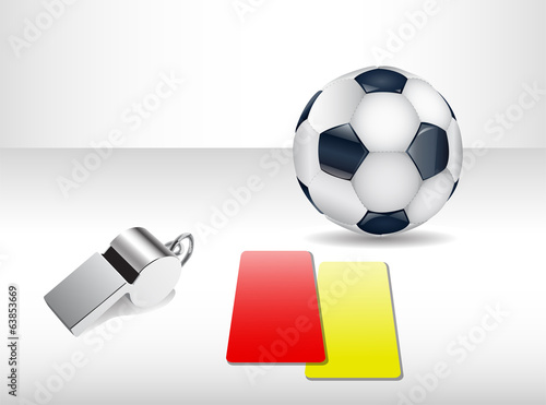 Football set.  Illustration 10 version.