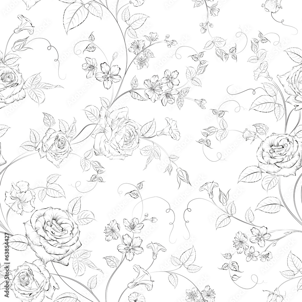 Rose seamless Rose seamless