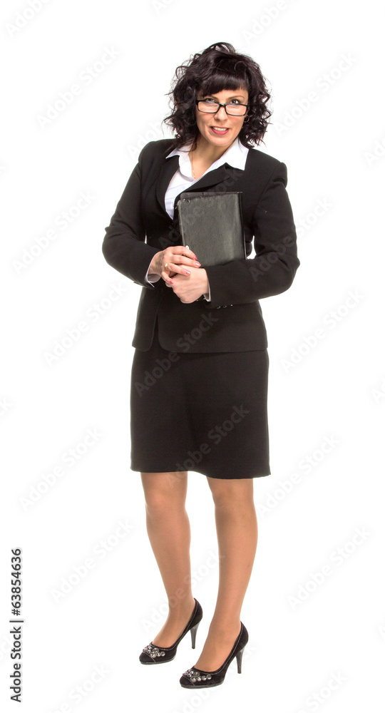Cheerful senior business woman with Tablet computer Cheerful senior business woman with Tablet computer