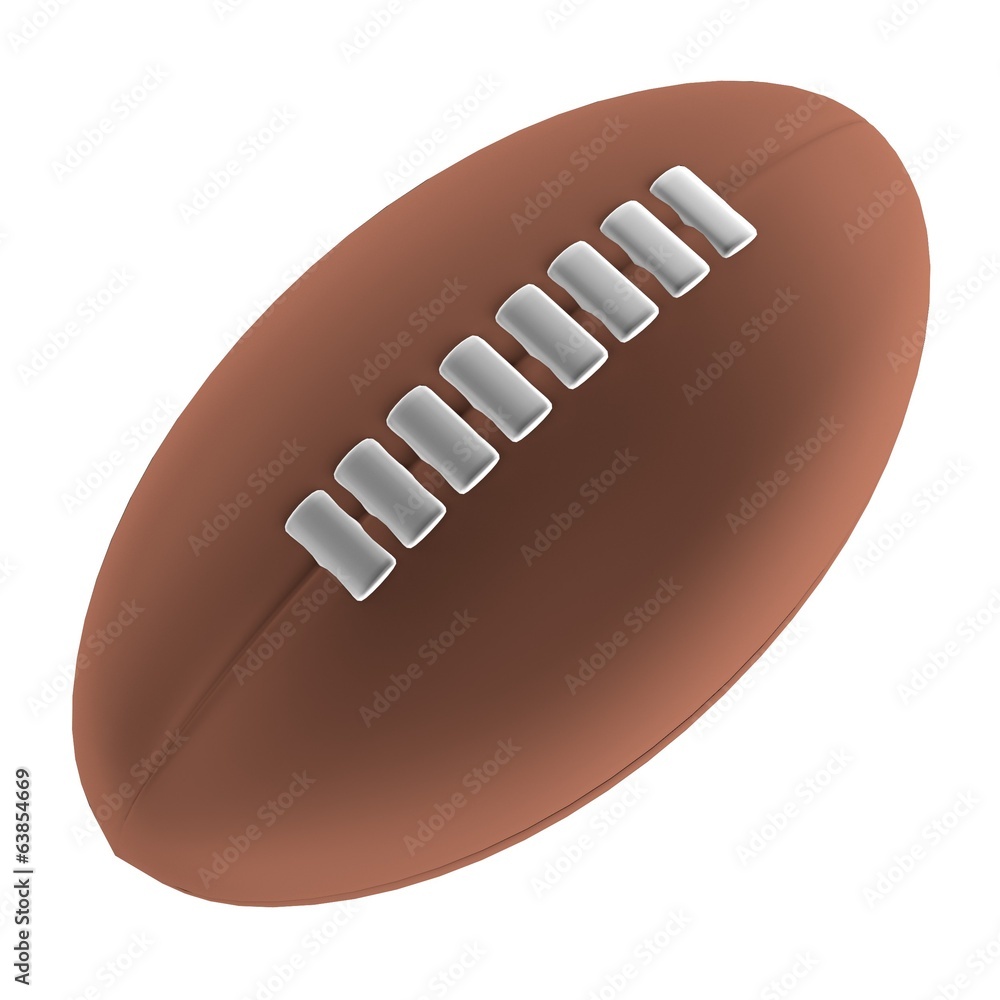 realistic 3d render of rugby ball realistic 3d render of rugby ball