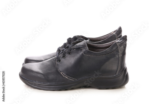 Comfortable black shoes.