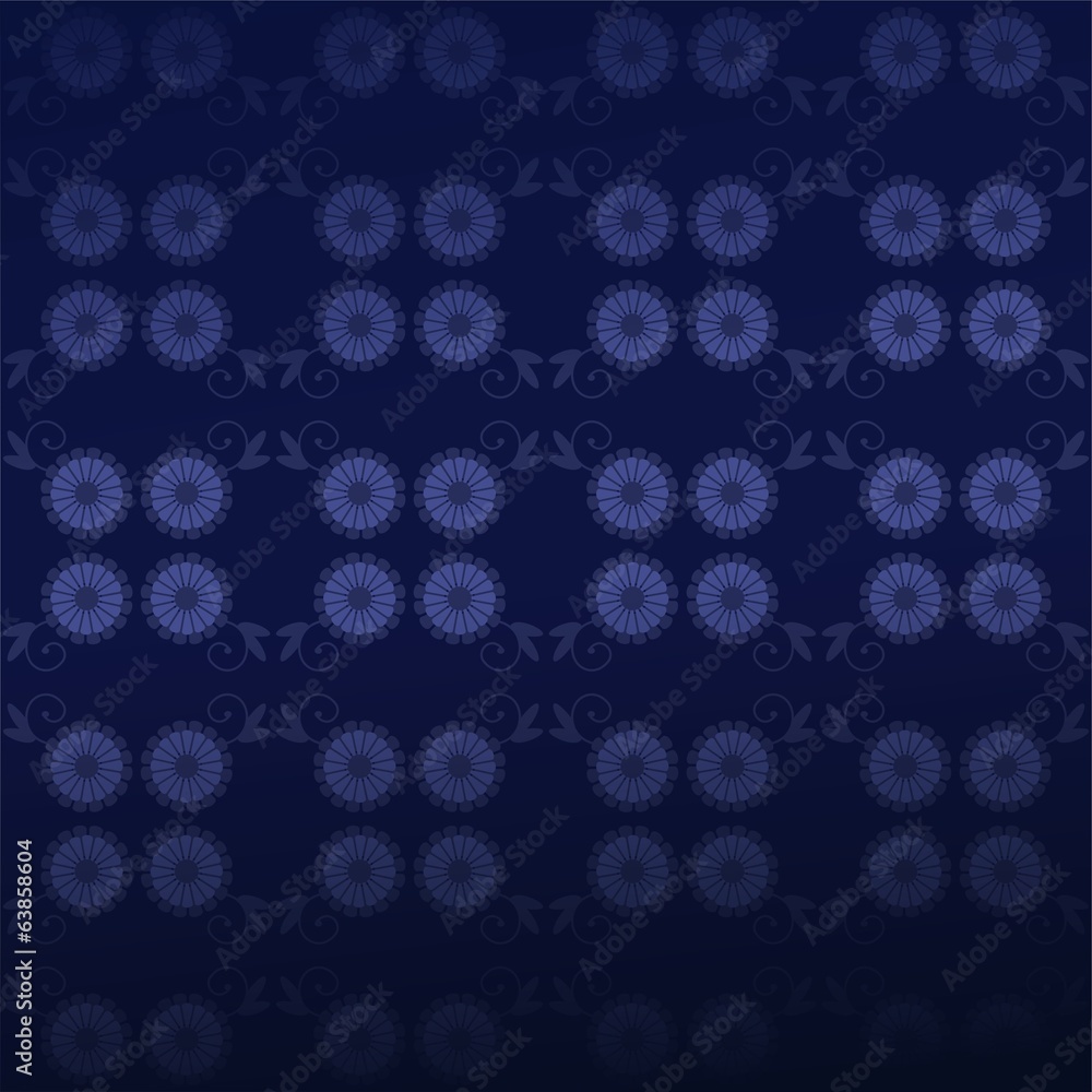 Art Nouveau Luxury blue floral wallpaper pattern Art Nouveau Luxury blue floral wallpaper pattern