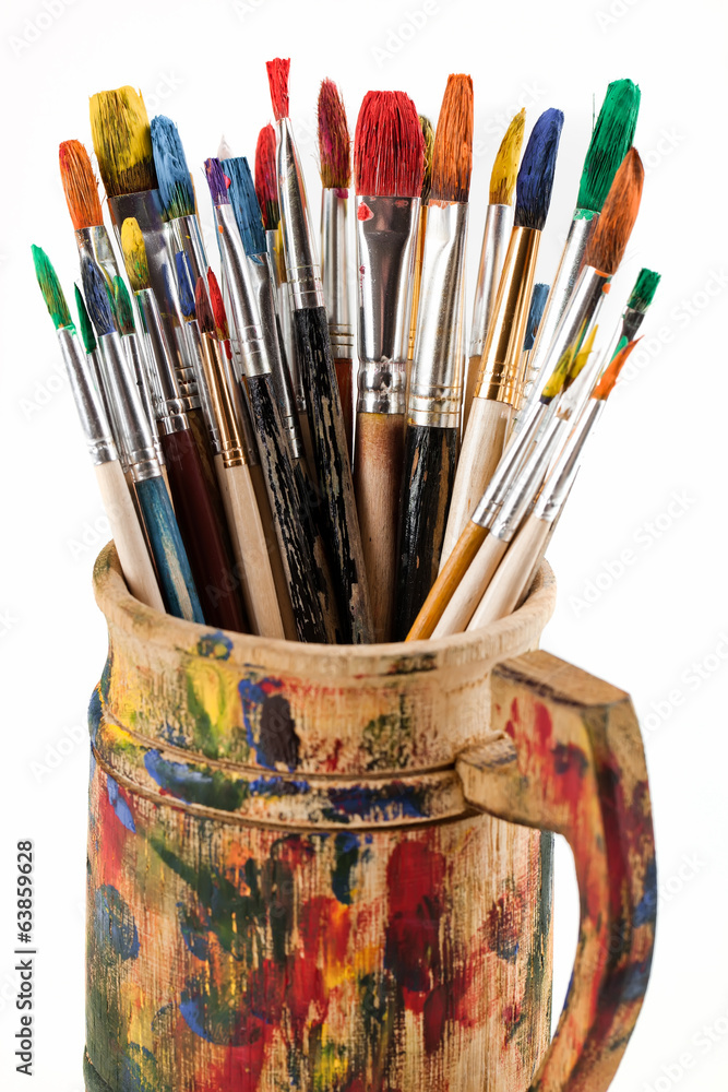 Paints and brushes Paints and brushes