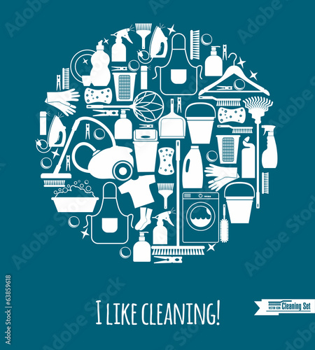 Clean set illustration