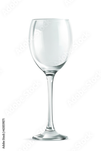 Wine glass, vector