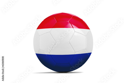 Soccer balls with teams flags Brazil 2014. Group B  netherlands