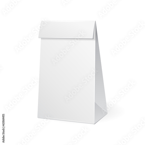 Paper Bag Package Of Coffee, Salt, Sugar, Pepper