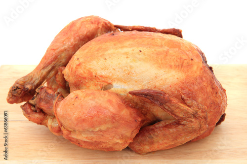 grilled chicken isolated © jonnysek
