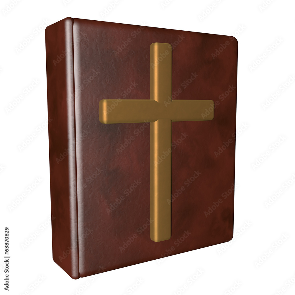 Obraz premium Book with cross