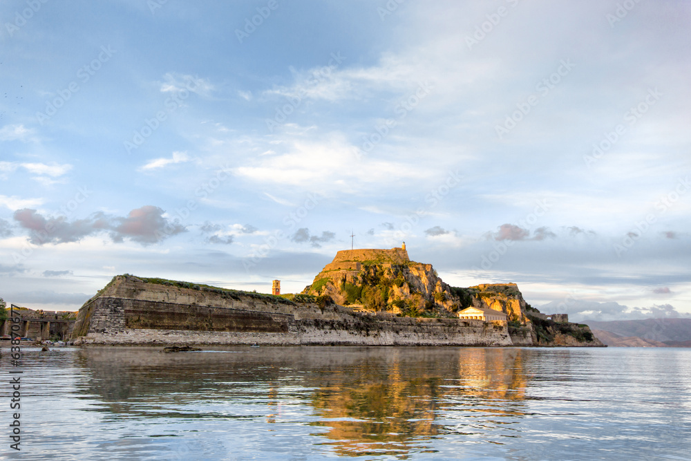 the old fort of Corfu in Greece the old fort of Corfu in Greece